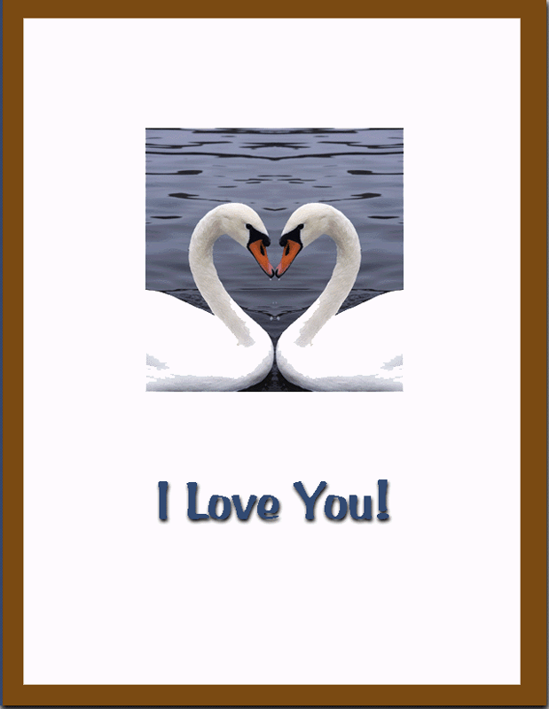 Greeting Card Art No. 7 - I Love You